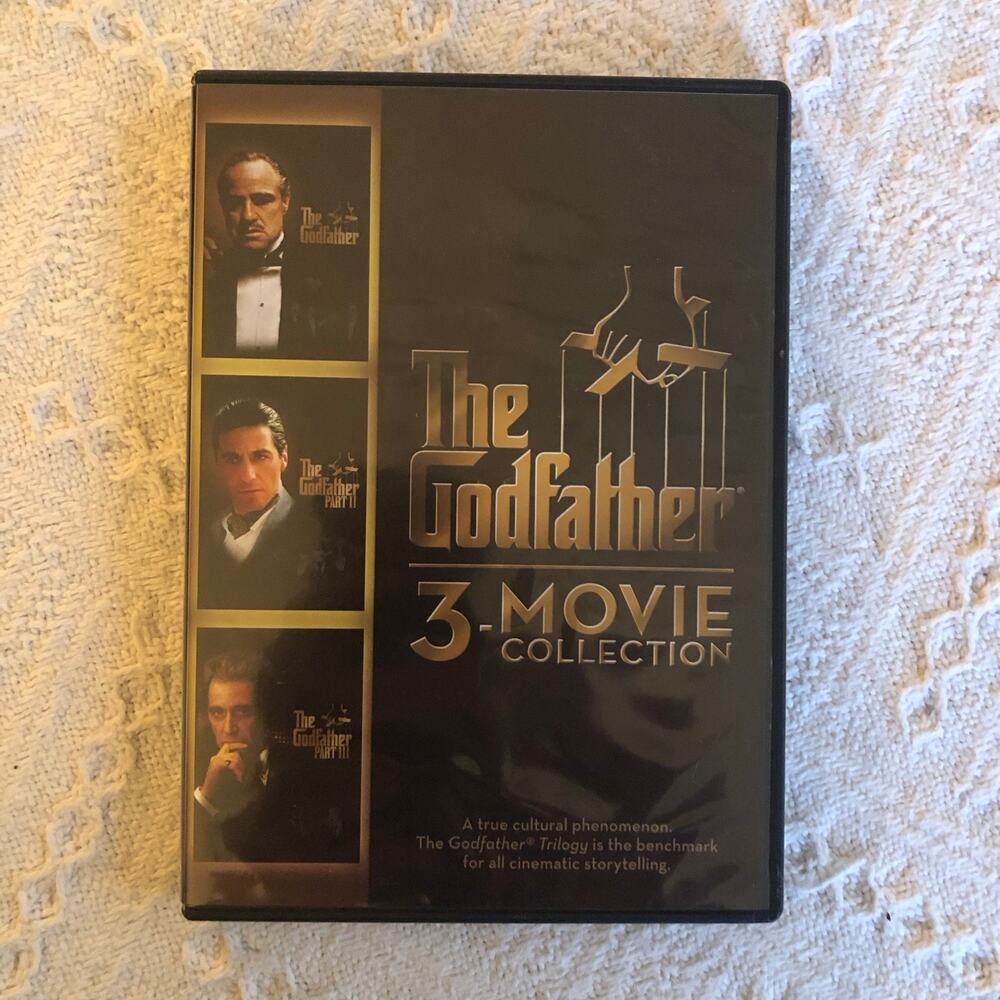 The Godfather 3 Movie Collection 1-3 Dvd 2008 Al Pacino Marlon‎ Brando Mafia